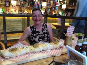 Woman v Food at Lola Lo's in Derby....it beat me
