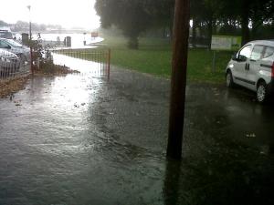 Caught in the deluge