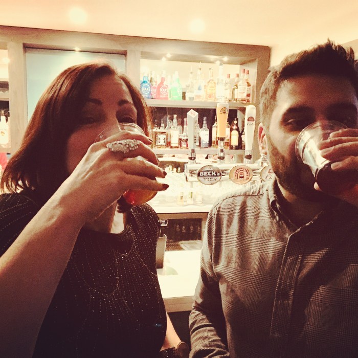 Jager Bomb No2 with colleague Rashpal